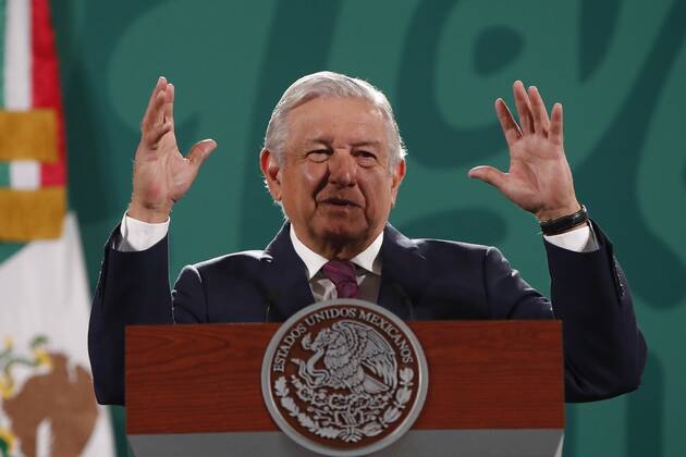 Mexico, President Andres Manuel Lopez Obrador Press Conference in Mexico City