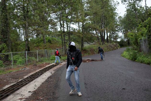 Vigilantes in Michoacan, Mexico