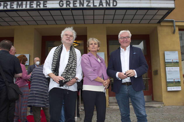 Germany, Federal President Frank-Walter Steinmeier visits Grenzland Premiere in Berlin