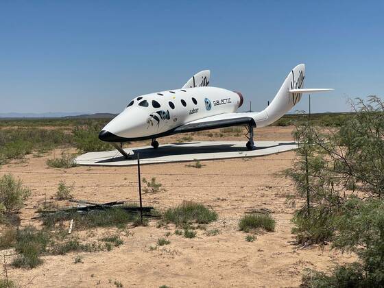 USA, Spaceport America in the desert of New Mexico