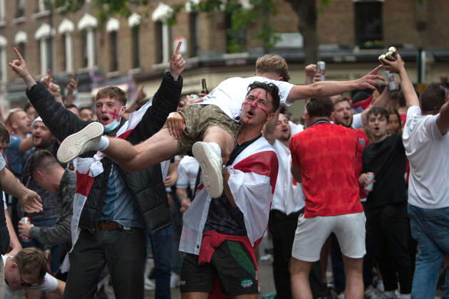 Great Britain, EURO 2021, Final, Italy - England, Fans in London