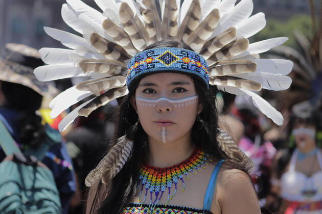 Mexico, 696th anniversary of the founding of Tenochtitlan, celebrations in Mexico City.