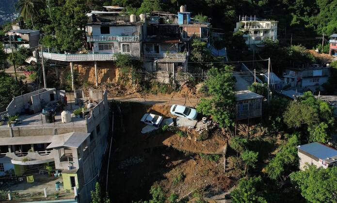 Mexico, damage after severe earthquake near Acapulco