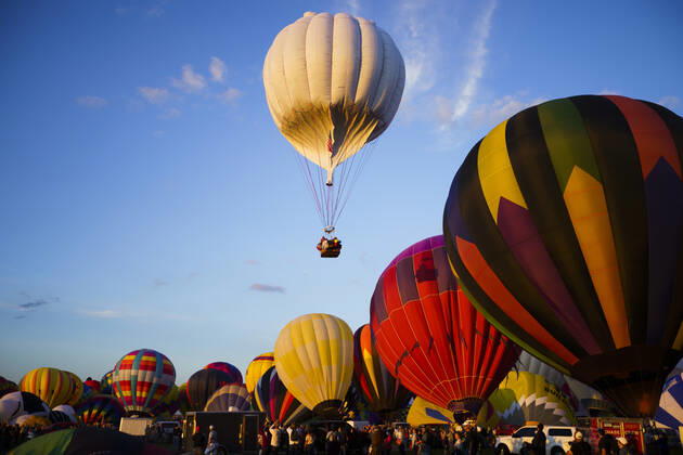 USA, Albuquerque International Balloon Fiesta in New Mexico