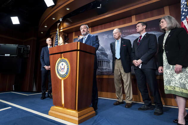 USA, Republican press conference in Washington on the situation at the border with Mexico