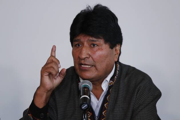 Mexico, Evo Morales press conference in Mexico City