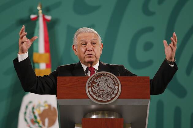 Mexico, President Andres Manuel Lopez Obrador Press Conference in Mexico City