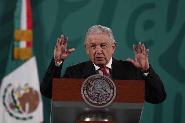 Mexico, President Andres Manuel Lopez Obrador Press Conference in Mexico City