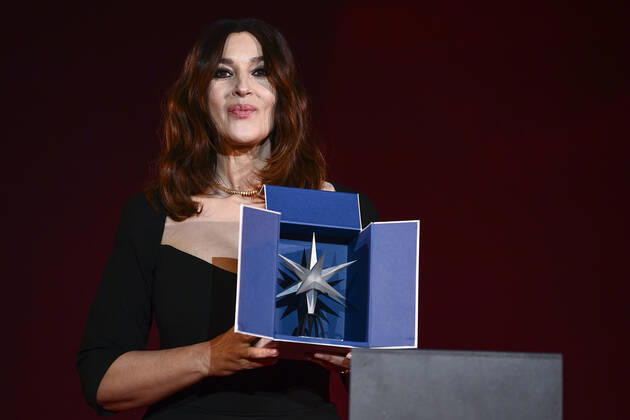 Torino Film Festival TFF, Monica Bellucci wird mit Stella della Mole Award ausgezeichnet