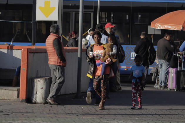 Mexico, Haitian migrants in Mexico City