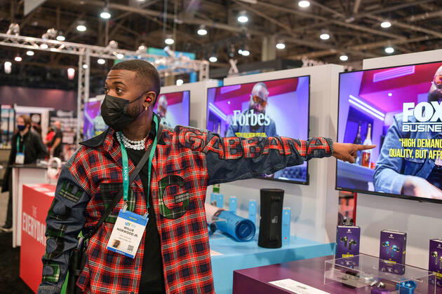 Las Vegas, Ray J besucht die CES 2022