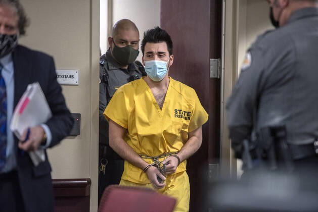 USA, Trial of Damian Herrera in Santa Fe, New Mexico