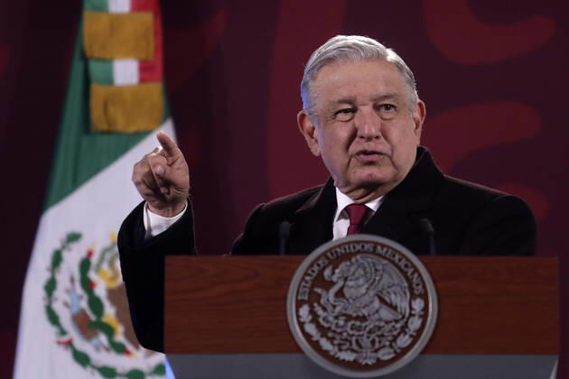 Mexico, Andres Manuel Lopez Obrador Press Conference in Mexico City