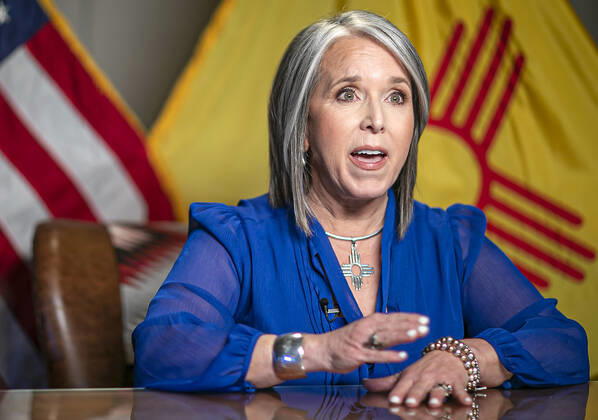 USA, New Mexico, governor delivers state of the state address in Santa Fe