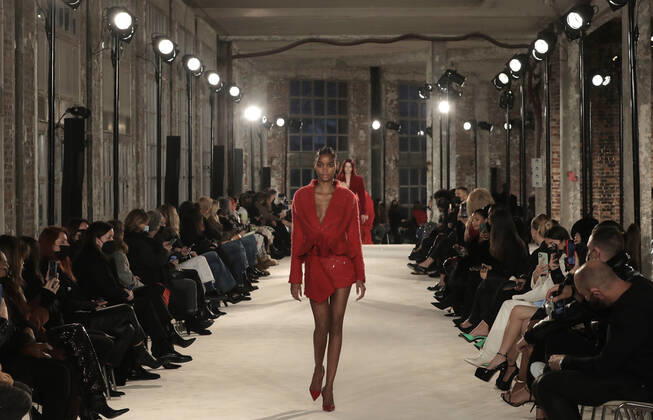 Haute couture week in Paris, Alexandre Vauthier fashion show