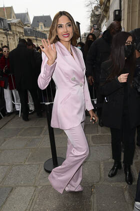 Haute couture week in Paris, guests of Jean Paul Gaultier fashion show