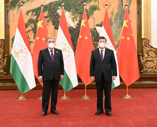 BEIJING 2022, Xi Jinping empfängt Gäste im Rahmen der Olympischen Spiele in Peking