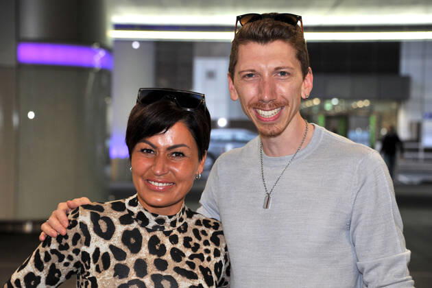 RTL Show Ich bin ein Star - holt mich hier raus, Dschungelcamp 2022, Ankunft der Teilnehmer am Flughafen Frankfurt aM