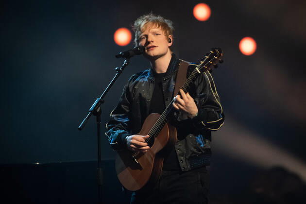 BRIT Awards in London - Ed Sheeran wins award for best songwriter