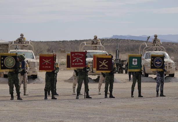 Mexico, Celebrations 109 years of the Mexican Army in Ramos Arizpe