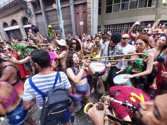 Brazil, Street Carnival in Rio de Janeiro