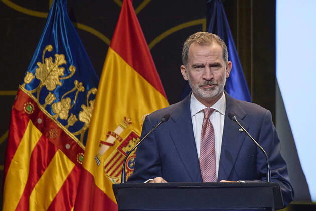 Spanisches Königspaar bei der Verleihung des nationalen Innovations- und Design-Awards in Valencia