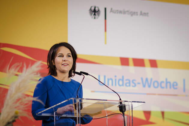 Berlin, Eröffnung Semana de Unidas 2022 - Unidas-Woche mit Annalena Baerbock