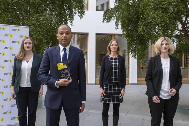 Berlin, Amnesty International stellt Report 2021 2022 vor