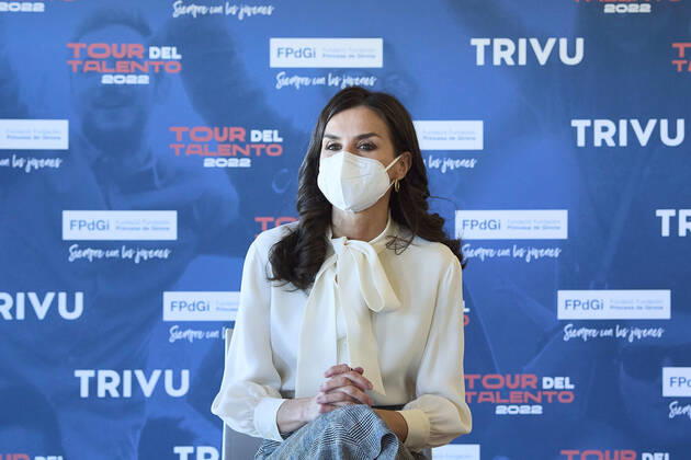 Spanien, Königin Letizia während der Bekanntgabe der Gewinner des Prinzessin von Girona Preises
