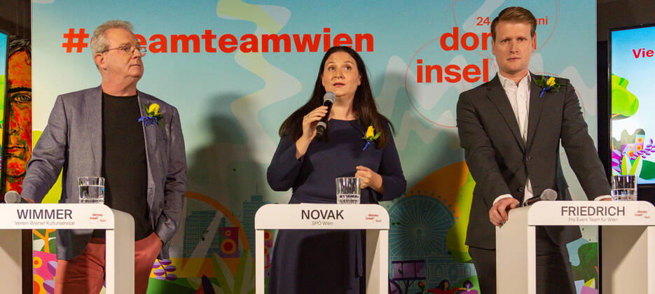 Österreich, Pressetermin Donauinselfest 2022 in Wien