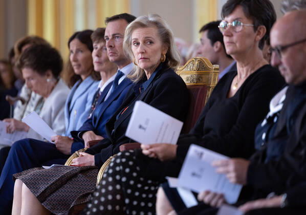 Prinzessin Astrid von Belgien während der Verleihung des Wissenschaftspreises in Brüssel