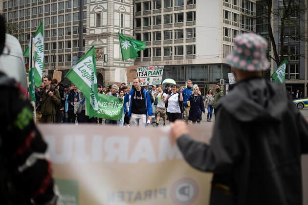 Global Marijuana March 2022 in München