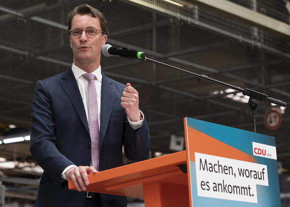 Landtagswahl 2022 in Nordrhein-Westfalen, CDU Wahlkampfveranstaltung in Altenberge