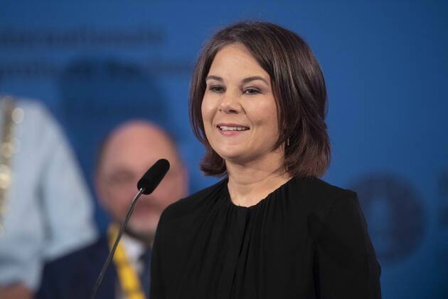 NRW, Annalena Baerbock bei der Verleihung des Internationalen Karlspreises der Stadt Aachen