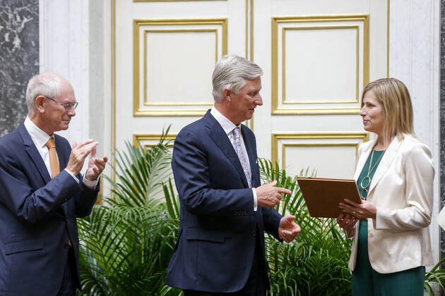 King Philippe von Belgien bei der Francqui Preisverleihung in Brüssel