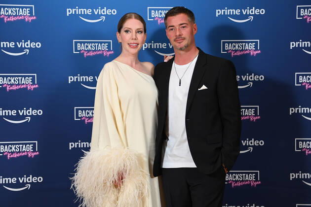 Backstage with Katherine Ryan at BAFTA in Piccadilly in London