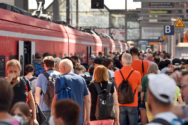 Bavaria, nine-euro ticket, rail chaos at Munich Central Station
