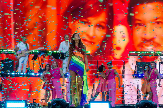 Andrea Berg concert in Aspach