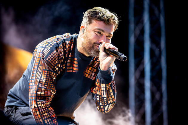 Marteria concert at the Volksparkstadion in Hamburg