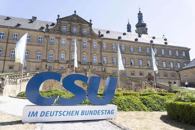Bayern, Sommerklausur 2022 der CSU-Landesgruppe im Kloster Banz