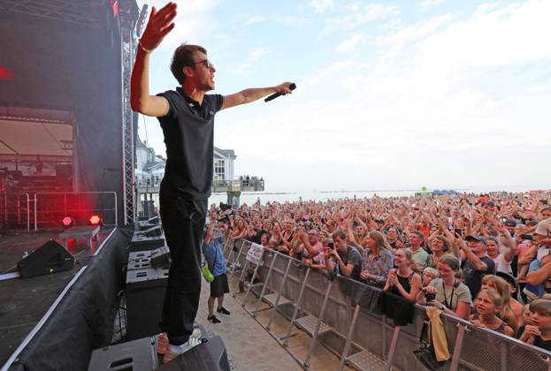 Clueso concert in Sellin