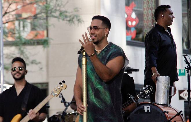 Romeo Santos Live at NBC Todays Citi Summer Concert Series in New York