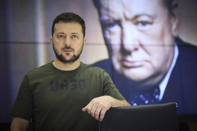 Ukraine-Konflikt, Wolodymyr Selenskyj mit Churchill Leadership Award geehrt