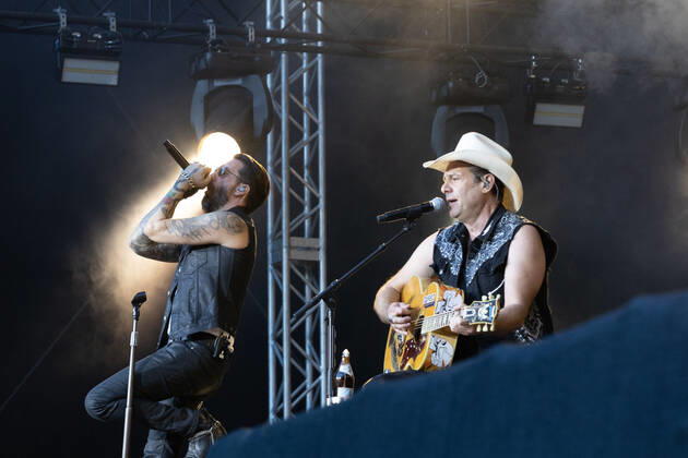 Kunstrasen Open Air in Bonn, The BossHoss Concert