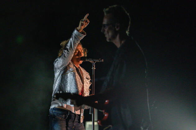 Italy, Gianna Nannini concert in Syracuse