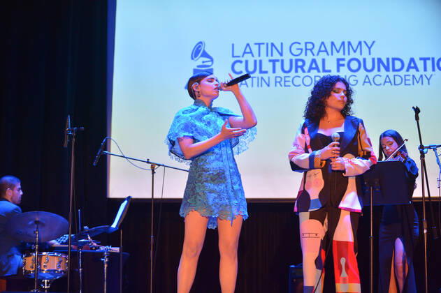 Sofia Carson at the Latin Grammy Cultural Foundation Awards in Miami