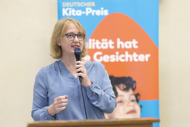 Duisburg, Lisa Paus besucht Einrichtung im Rahmen des Deutschen Kita Preises