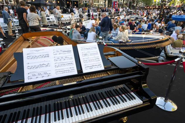 Netherlands, Prinsengracht Open Air Concert in Amsterdam