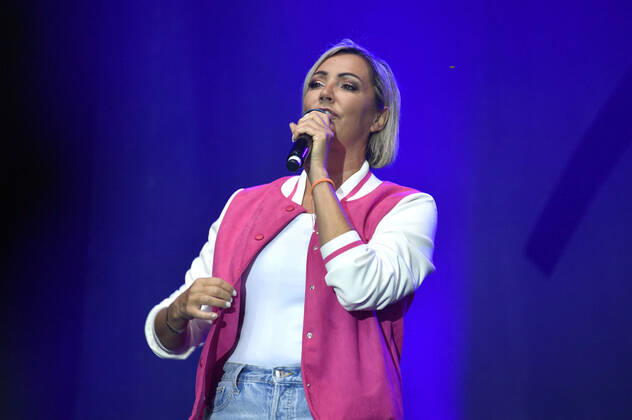 SchlagerOlymp at the lido Lübars in Berlin, Tanja Lasch concert