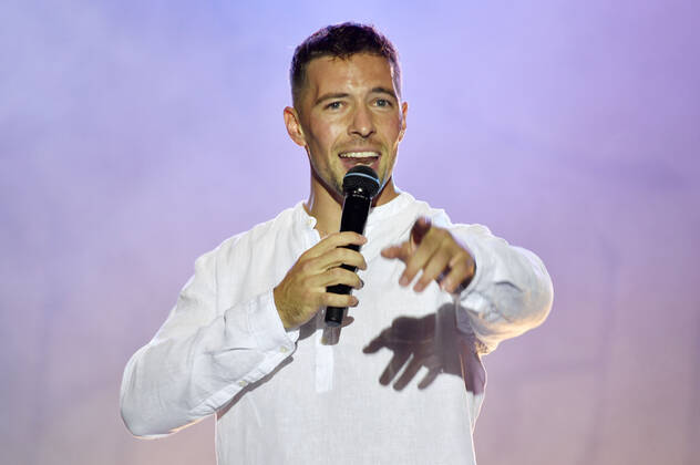 SchlagerOlymp at the lido Lübars in Berlin, Ramon Roselly concert